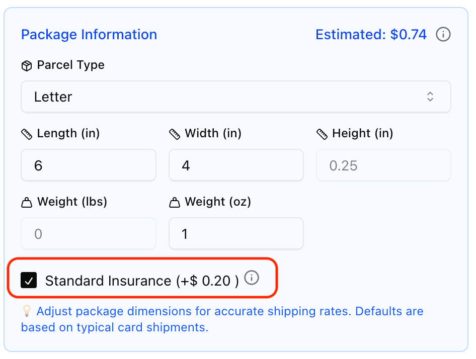 PIP Insurance selection